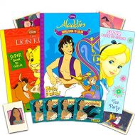Disney Studios Disney Coloring Books for Kids Set 3 Disney Coloring Books for Kids Ages 4 8 and 2 4 with Stickers (Aladdin, Lion King, Alice in Wonderland)