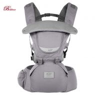 DIZISLI 1815 Hip Seat Newborn Waist Stool Baby Carrier Infant Sling Backpack (Battleship Gray)
