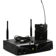 AKG Pro Audio WMS420 Presenter Set Band A Wireless Microphone System with SR420 Stationary Receiver, P420 Pocket Transmitter, and C417L Lavalier Microphone