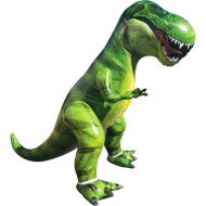 JOYIN Giant T-Rex Dinosaur Inflatable for Pool Party Decorations, Birthday Party Gift for Kids and Adults (Over 5Ft. Tall)