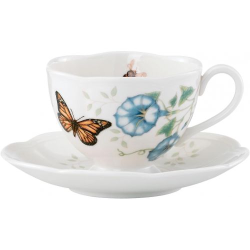 레녹스 Lenox Monarch Butterfly Meadow Cup And Saucer, 1.3 LB