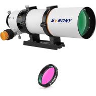 SVBONY SV503 Telescope, 70ED F6 Extra Low Dispersion Refractor OTA, Bundle with 1.25 inches UHC Filter, Reduces Light Pollution