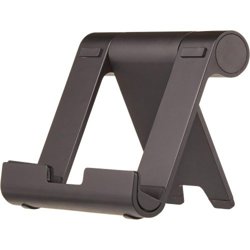  [아마존베스트]AmazonBasics Portable Stand with Adjustable Viewing Angle for Tablets, E-Readers and Mobile Phones, Black