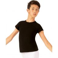 Body Wrappers Jazzy Cotton Fitted Short Sleeve Pullover Shirt