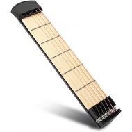 [아마존베스트]Diydeg Lightweight Convenient Durable Portable Guitar, 6 Fret Guitar, for Professional Guitarist for Guitar Beginners