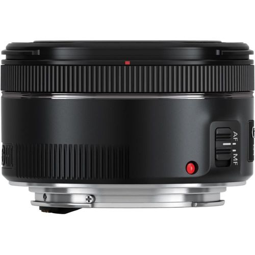  [아마존베스트]Canon EF 50mm f1.8 STM: (0570C002) Nifty Fifty EF 50 mm f/1.8 Stepper Motor Full Frame Prime Lens + AOM Pro Starter Kit - International Version (1 Year AOM Warranty)