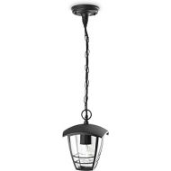 Philips MyGarden Outdoor Creek Outdoor Pendant Light (Requires 1 x 60 W E27 Bulb) - Black