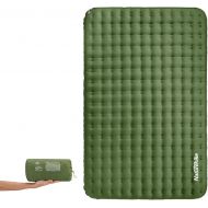 Naturehike Double Sleeping Pad - Inflatable Camping Air Mattress - Light and Compact - for Backpacking, Self-Driving Tour, Hiking, Tent