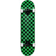 Krown Rookie Checker Skateboard - Pro Style Quality - Maple 7-Ply Deck, Aluminum Trucks, Urethane Wheels, Precision Bearings - The Perfect Beginners First Board