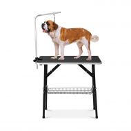 COZYWELL Pet Dog Grooming Table with Arm