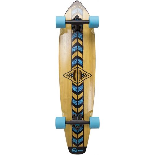  Quest Totem Longboard Skateboard, 36, Natural