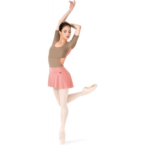  Mariia Womens Polina Hi-Lo Comfort Ballet Pull On Skirt