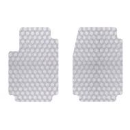 Intro-Tech Automotive Intro-Tech NS-743-RT-C Hexomat Front Row 2 pc. Custom Fit Auto Floor Mats for Select Nissan NV200 Models - Rubber-Like Compound, Clear