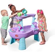 Step2 Rain Showers & Unicorns Kids Water Tables, Outdoor Toddler Activity Table, Ages 2 ? 10 Years Old, 12 Piece Water Toy Accessories, Blue & Purple