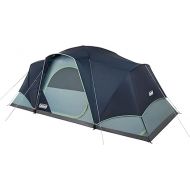 Coleman Skydome XL Family Camping Tent, 8/10/12 Person Dome Tent with 5 Minute Setup, Includes Rainfly, Carry Bag, Storage Pockets, Ventilation, and Weatherproof Liner, Blue Nights