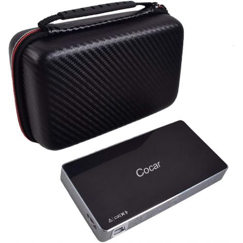  Cocar Carrying Case for Mini Projector & All Accessories 2020 New Upgrade Thickened Hard Shell Protection Larger Capacity Suitable for TOUMEI COCAR AEHR Yaufey VANKYO C800S C800W C