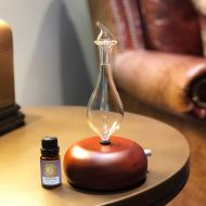 Red Silk Essentials Nebulizing Essential Oil Diffuser w/Free Lavender Essential Oil