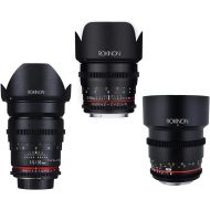 [아마존베스트]Rokinon Cine DS Portrait Lens Bundle, 35mm T1.5, 50mm T1.5, 85mm T1.5 for Canon
