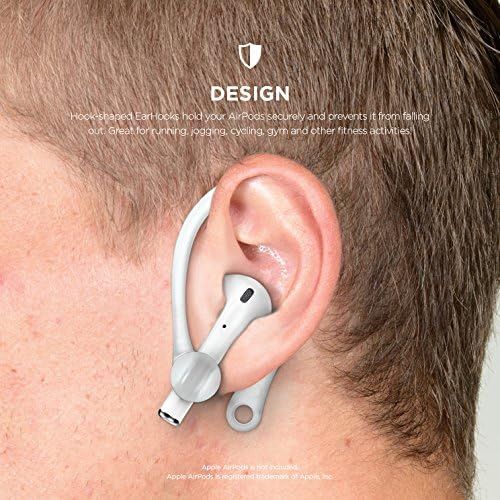  [아마존베스트]elago EarHooks Compatible with AirPods Pro & Compatible with AirPods 2.1 Ear Holder  Perfect Replacement Ear Hook Ear Hooks (Jean Indigo)