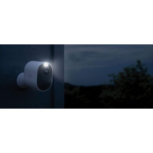 [아마존베스트]Arlo Pro 3 Spotlight Camera | 2 Camera Security System | Wire-Free, 2K Video & HDR | Color Night Vision, 2-Way Audio, 6-Month Battery Life, 160° View | Works with Alexa | Black | V