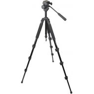 Polaroid Studio Series 64 Professional Tripod With Ultra Smooth Pan/Tilt Head Includes Deluxe Tripod Carrying Case + Additional Quick Release Plate For Digital Cameras & Camcorders