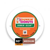 Dunkin Donuts Original Blend Coffee K-Cup Pods, Decaf, Medium Roast, For Keurig Brewers,0.37 Ounce, 10 Count (Pack of 6)