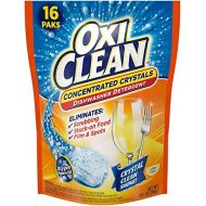OxiClean Extreme Power Crystals Dishwasher Detergent Packs, Lemon Clean, 16 Count