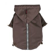 Puppia Authentic Base Jumper Raincoat, XX-Large, Brown