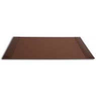 Dacasso Rustic Brown Desk Pad with Side-Rails, 34 by 20-Inch
