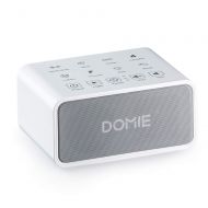 Domie Sleep Therapy Sound Machine with Rechargeable, 8 Non-Looping Sound Modes, Built-in Timer, Portable, White Noise Machine for Home, Nursery, Travel, Office