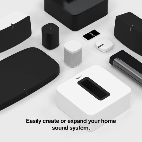 소노스 Three Room Set with all-new Sonos One - Smart Speaker with Alexa voice control built-In. Compact size with incredible sound for any room. (White)