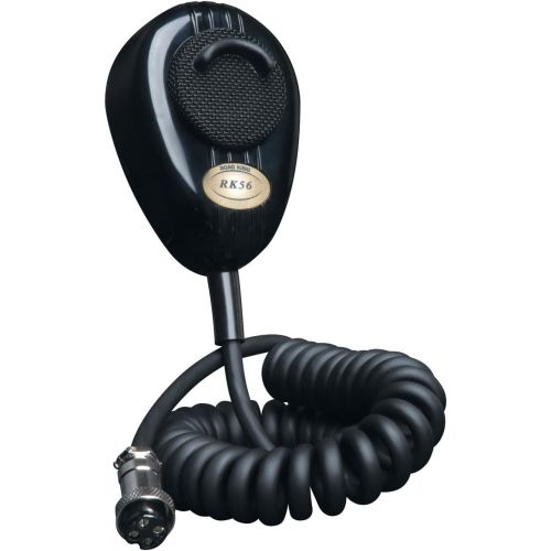  RoadKing RK56B Black 4-Pin Dynamic Noise Canceling CB Microphone