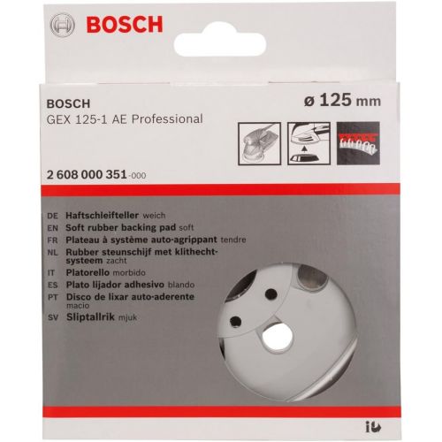  Bosch 2608000351 Grinding Plate Extra Soft 4.92In