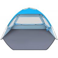 Gorich [2019 New Beach Tent, UV Sun Shelter Lightweight Beach Sun Shade Canopy Cabana Beach Tents Fit 3-4 Person