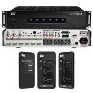 OSD Nero Max12: 6-Zone, 6-Source Amplifier 80W Power, Multi-Room Audio Control, App Integration for iOS & Android, Expand up to 18 Zones, Control4 Driver Support