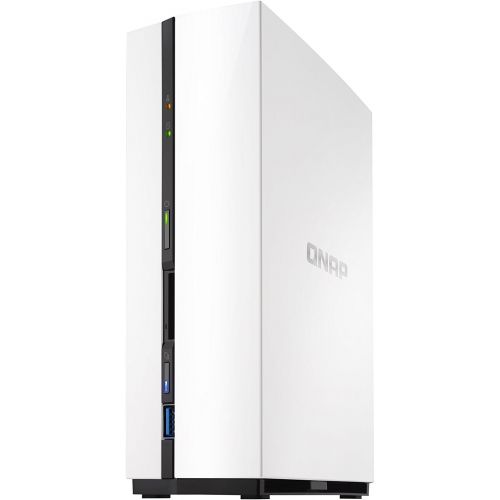  QNAP 1-Bay Personal Cloud NAS DLNA, Mobile Apps & AirPlay Support (TS-128-US)