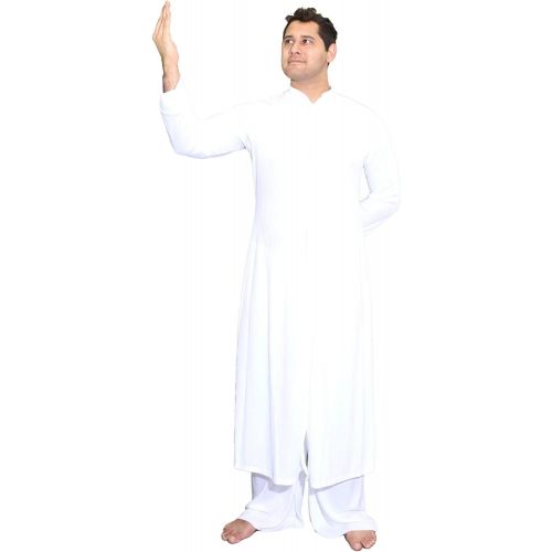  Danzcue Mens Praise Worship Dance Robe with Stand-up Collar