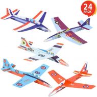 ArtCreativity Fighter Jets 3D Puzzle Set - Pack of 24-7 Inch Various Jet Design Schemes - Airplane Theme Party Activity - Great Party Favor, Summer Fun, Gift Idea for Boys and Girl