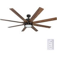 Honeywell Ceiling Fans 50609-01 Xerxes Ceiling Fan with Remote Control, 62”, Espresso Bronze