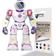 IPG for Ruko 1088 Robot Decoration Set Include Screen Guard and Decoration KIT Set with 8 Units Decals with 2 Units Screen Protector (Gloss Yellow - Flower & Heart Series)