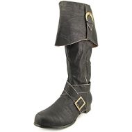 Ellie Shoes Mens 1 Heel Knee High Pirate with Buckle decor Boots Sizes