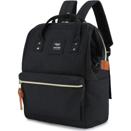  [아마존베스트]Himawari Travel School Backpack with USB Charging Port 15.6 Inch Doctor Work Bag for Women&Men College Students(H900d-L SB Black)