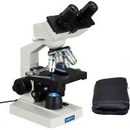 [아마존베스트]OMAX 40X-2500X Lab Binocular Biological Compound LED Microscope with Vinyl Carrying Case