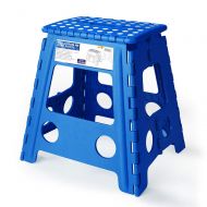 ACKO Acko 16 Inches Super Strong Folding Step Stool for Adults and Kids, Kitchen Stepping Stools, Garden Step Stool Blue