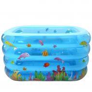 Der Yuekuoo Inflatable Pools Child Blue Inflatable Bathtub Infant Inflatable Pool Thicker Insulated Swimming Pool Collapsible Ocean Pool Pool Swimming Pool Water Playground Bathtub