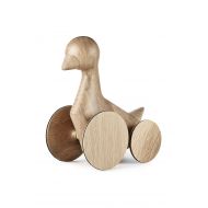 Normann Copenhagen Danish Ducky Oak: Wooden Design Push Play Toy