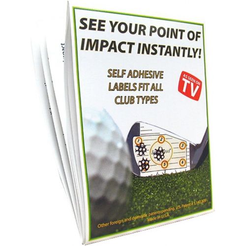  [아마존베스트]LongShot Golf OS-Woods & OS-Irons Impact Label Pack - 100 Oversized Irons & 100 Oversized Woods