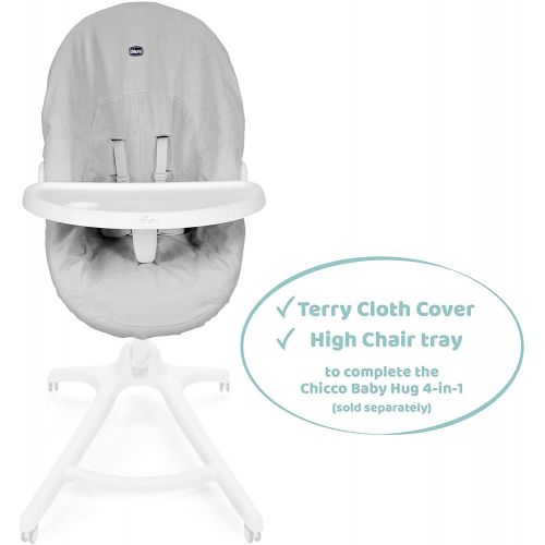치코 Chicco Baby Hug 4 in1 Meal Kit (High Chair Tray+ Terry Cloth Cover)