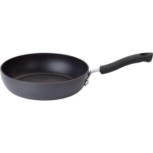  T-fal E76507 Ultimate Hard Anodized Scratch Resistant Titanium Nonstick Thermo-Spot Heat Indicator Anti-Warp Base Dishwasher Safe Oven Safe PFOA Free Saute / Fry Pan Cookware, 12-I
