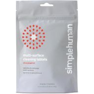 simplehuman multi-surface cleaning tablets, citrus grapefruit, 12 tablets (yields 6 oz cleaner each)